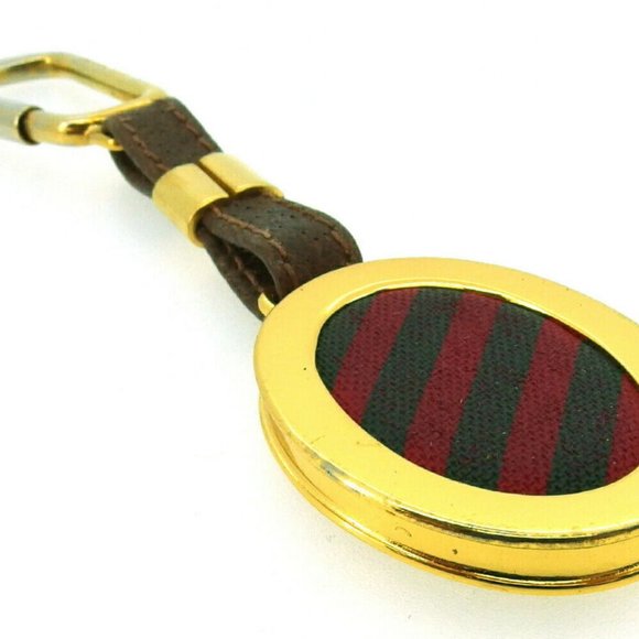 Authentic GUCCI Key Ring Sherry Line Gold Bracket - Picture 7 of 10
